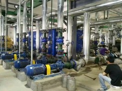 清水(shui)離心泵使用現(xian)場