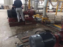 化工(gong)泵使用現場